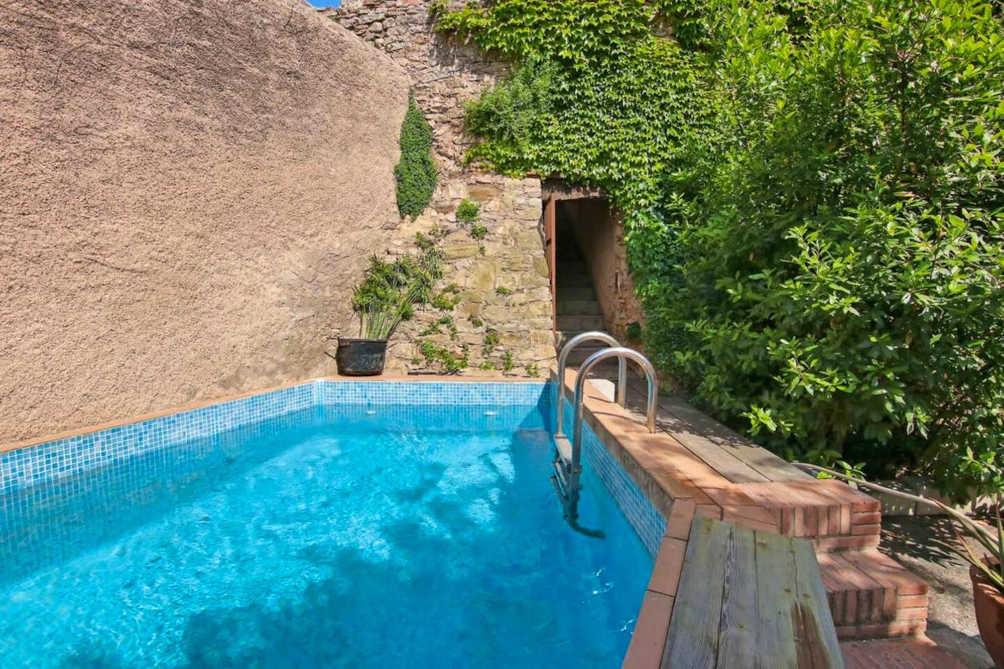 Enchanting Medieval Castle In Palau Sator With Private Pool Villa Exterior photo